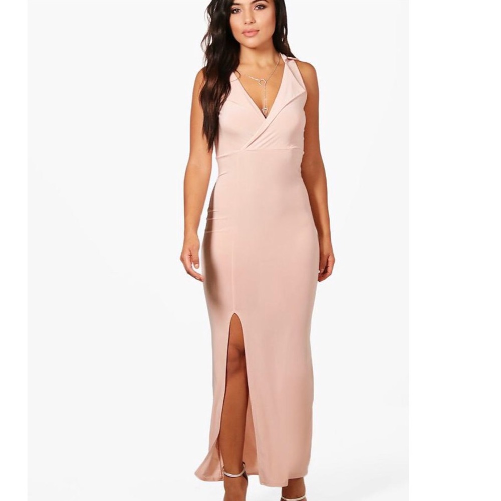 Sexy Slinky Pink Dress